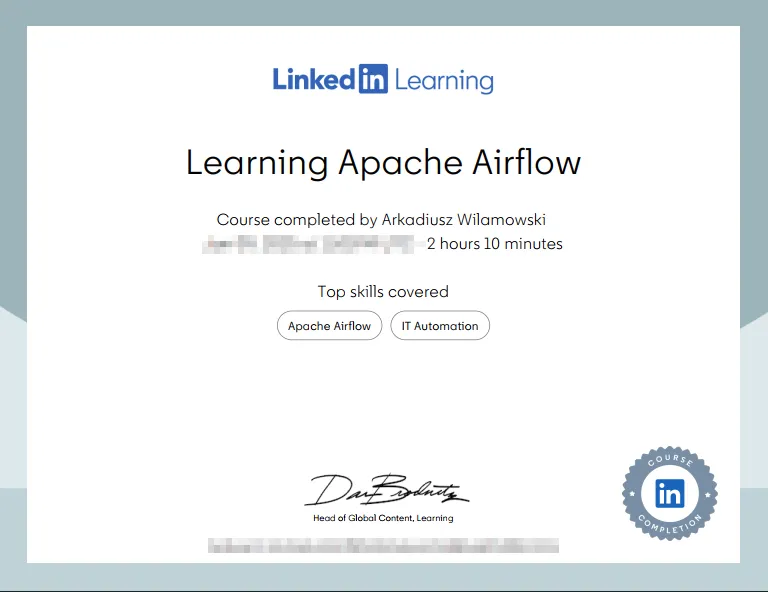 Learning Apache Airflow